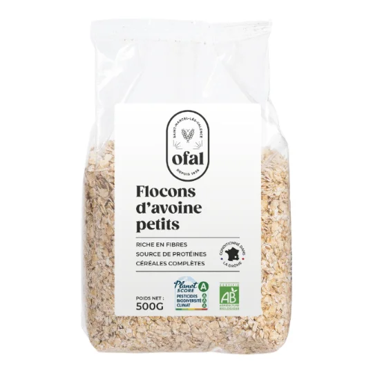 Céréales bio flocons d'avoine petits