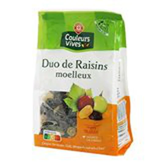 Duo de raisins moelleux