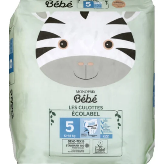 Culotte Ecolabel Taille 5, 12
