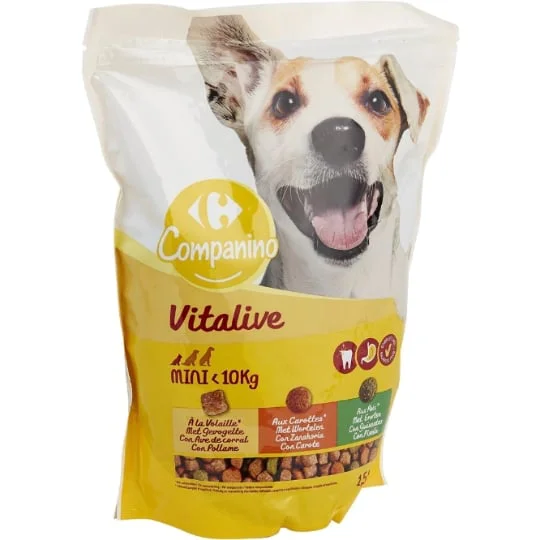 Croquettes pour chien volaille légumes