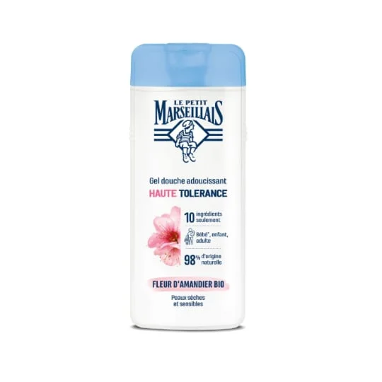Gel Douche adoucissant haute tolérance fleur d'amandier Bio