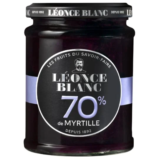 Confitures de myrtilles 70%