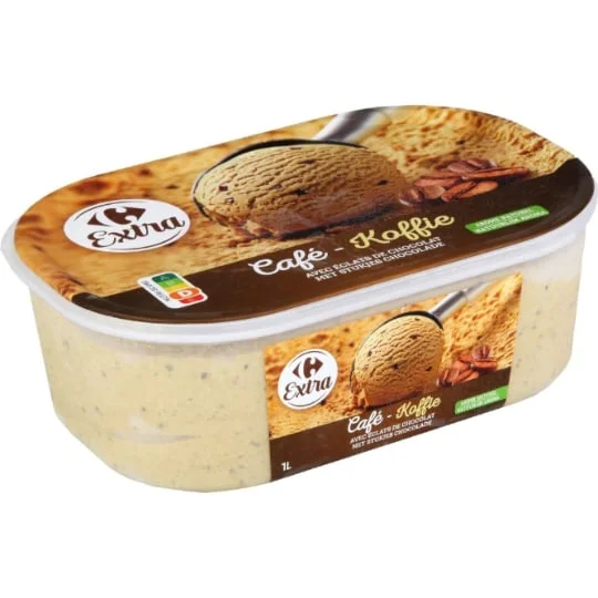 Glace café éclats chocolat