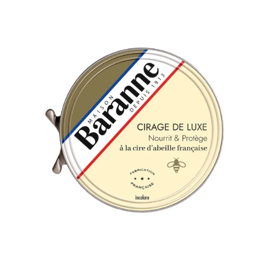 Cirage de luxe incolore à la cire d'abeille