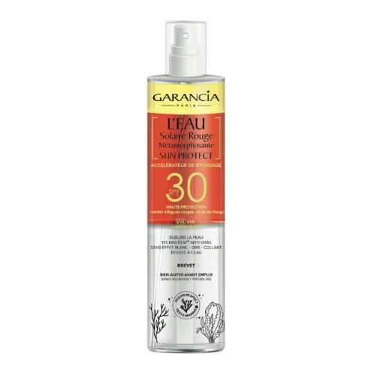 Accélérateur De Bronzage Eau Solaire Rouge Métamorphosante Spf30+ Sun Protect