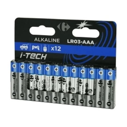 Lot de 12 Piles Lr03/Aaa I-Tech