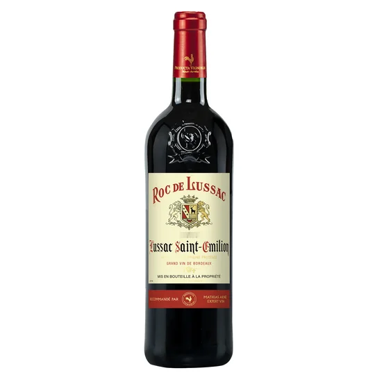 Vin rouge AOP Lussac-Saint-Émilion Roc de Lussac