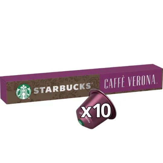 Café capsules Compatible Nespresso Caffè Verona intensité 10 By Nespresso