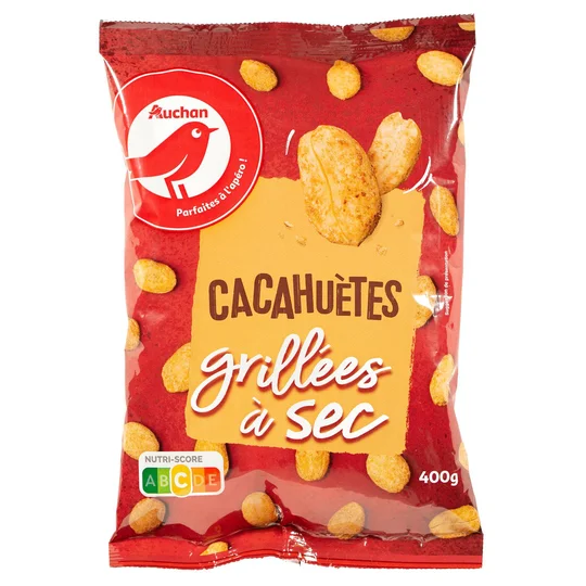 Cacahuétes grillées à sec