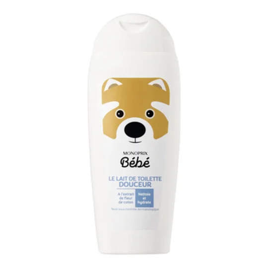 Le lait de toilette bébé