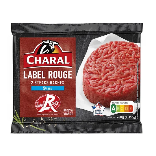 Steak haché Label rouge 5% MG