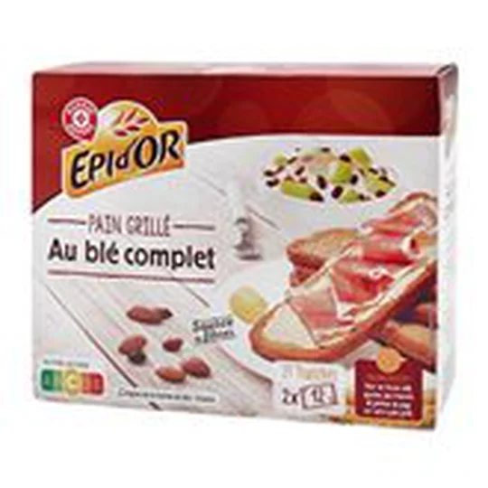 Pain grillé Blé complet x24