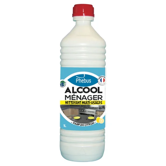 Alcool menager parfumé au citron