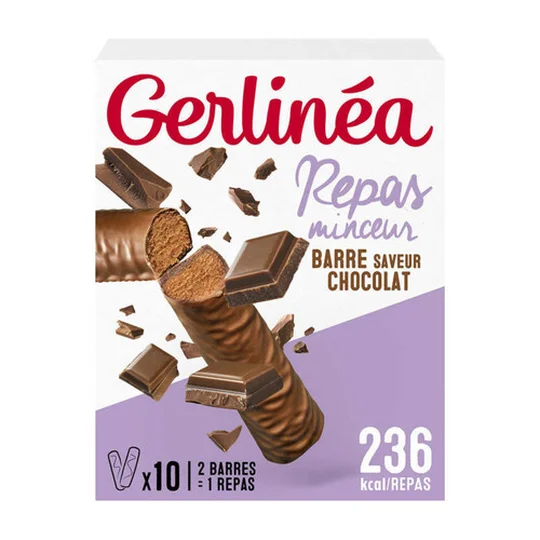 Barre saveur chocolat x10
