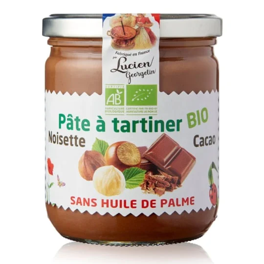 Pâte à tartiner bio noisette cacao