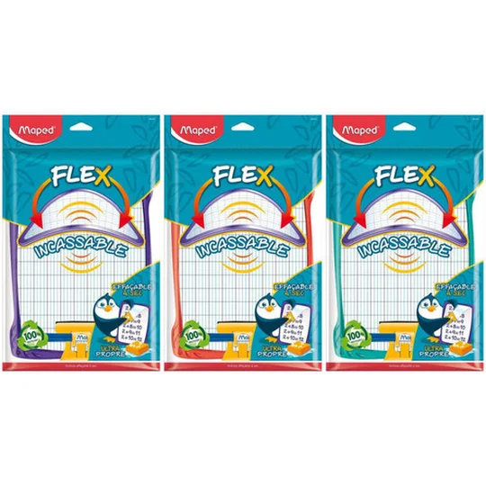 Kit Ardoise Blanche Effaçable et Incassable& Accessoires