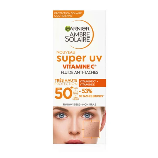 Garnier Ambre Solaire Fluide Anti-Taches Super UV SPFR50 Vitamine C