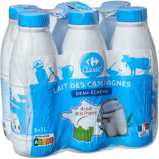 Lait demi-écrémé