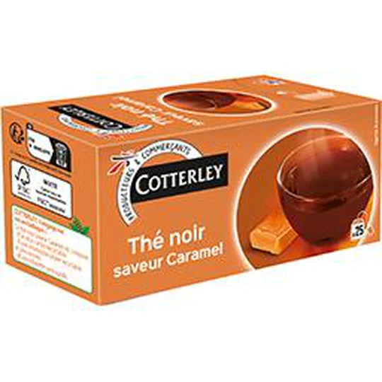 Thé noir saveur caramel