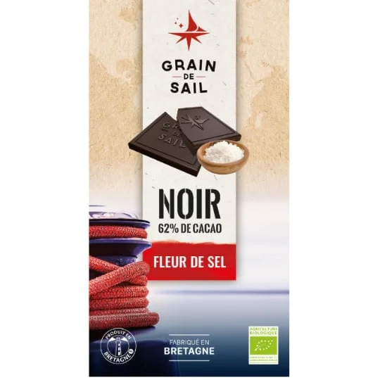 Chocolat Bio noir & fleur de sel