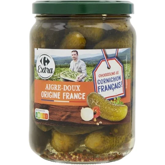Cornichons aigre-doux