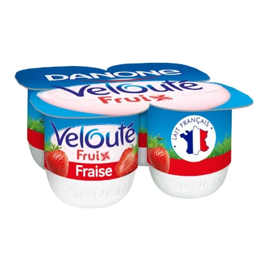 Yaourt aux fruits brassé fraise