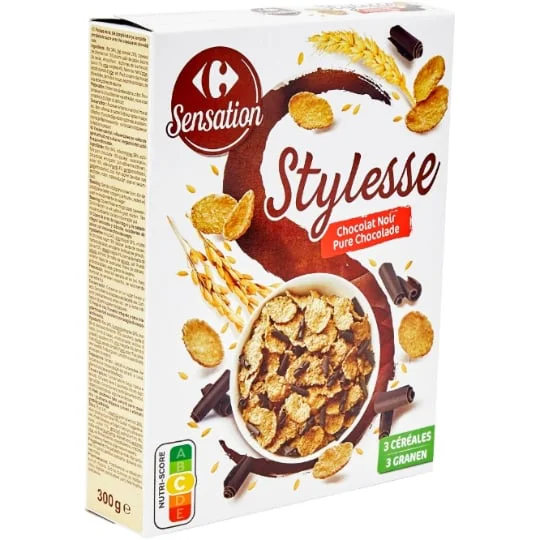 Céréales 3 céréales chocolat noir