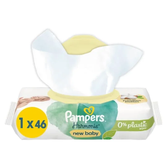 Lingettes Bébé Premium Cotton Harmonie New Baby