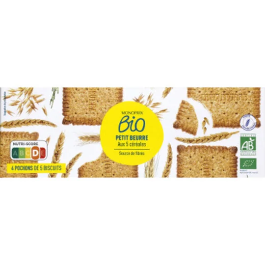 Petit beurre aux 5 céréales bio