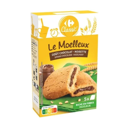 Biscuits chocolat noisettes