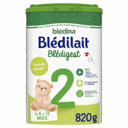 Lait bébé en poudre 2ème âge 6-12 mois Blédigest