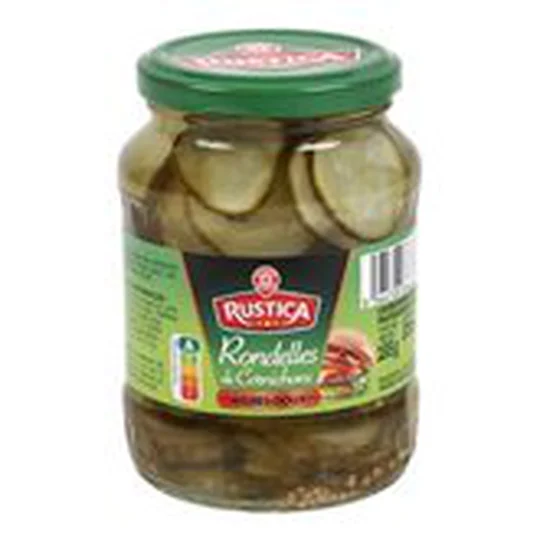 Rondelles de cornichons Rustica aigres doux