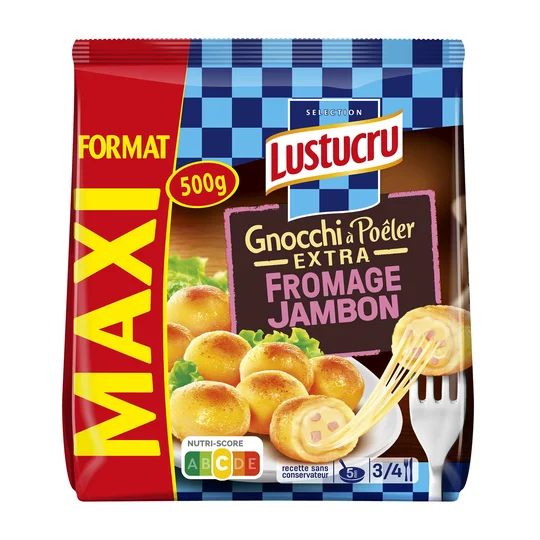 Gnocchi à poêler extra fromage jambon
