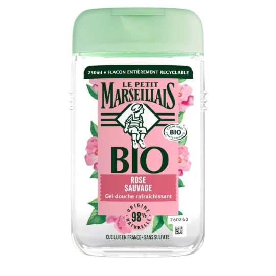 Gel Douche rose sauvage Bio