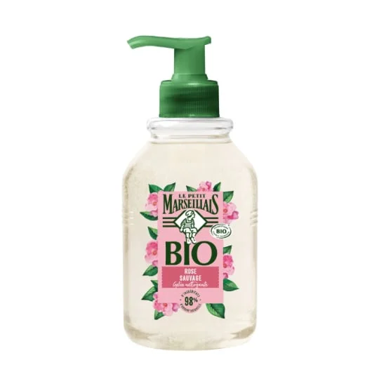 Savon liquide mains rose sauvage gelée