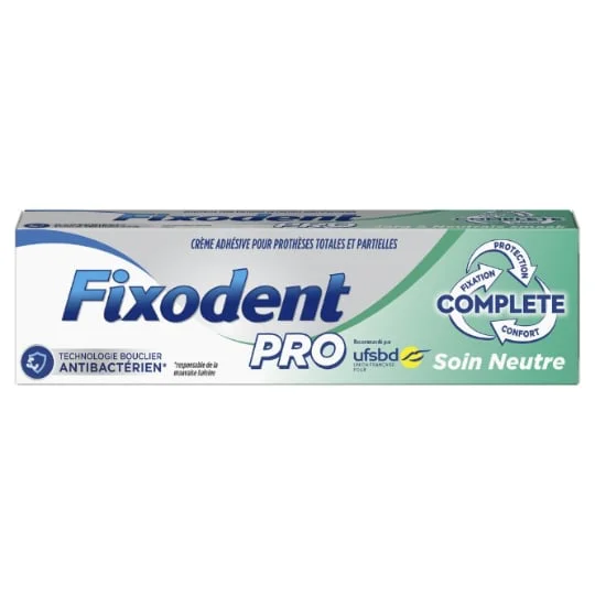 Crème Adhésive Fixation Complète Soin Neutre