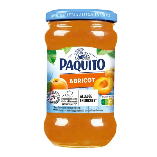Confiture allégée abricot