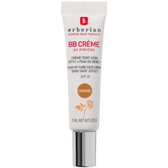 BB Crème Crème au Ginseng Teint-Soin Effet "Peau de Bébé" SPF20 Teinte Caramel
