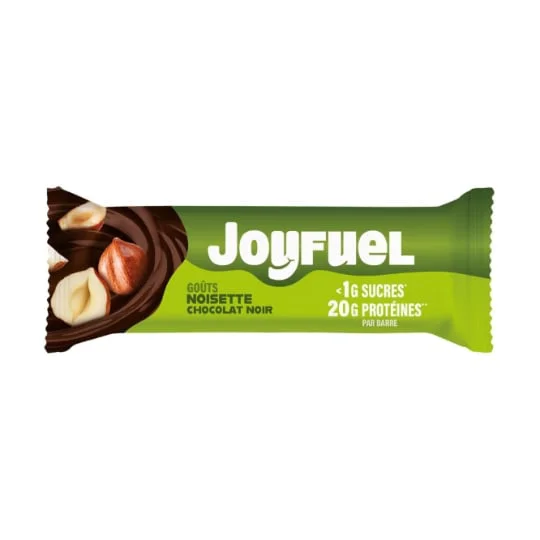 Barre protéinée chocolat noir et noisettes