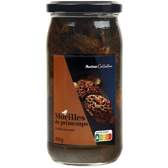 Morilles en bocal