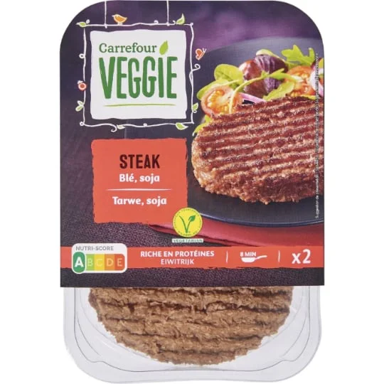 Steak végétal blé soja