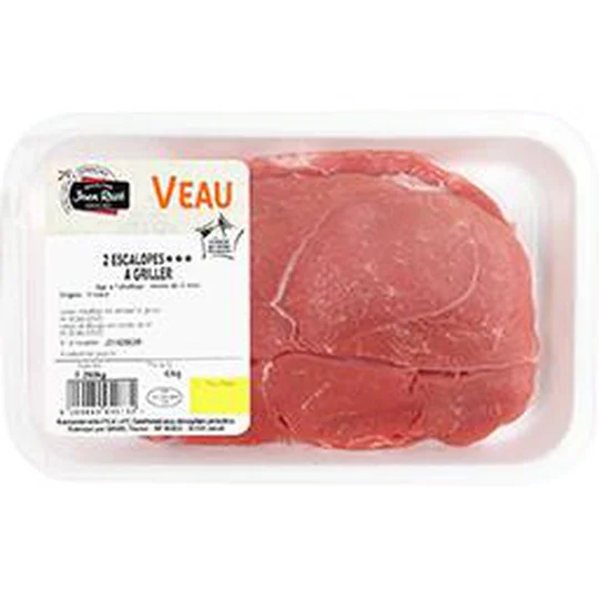 Escalopes de veau*** à griller