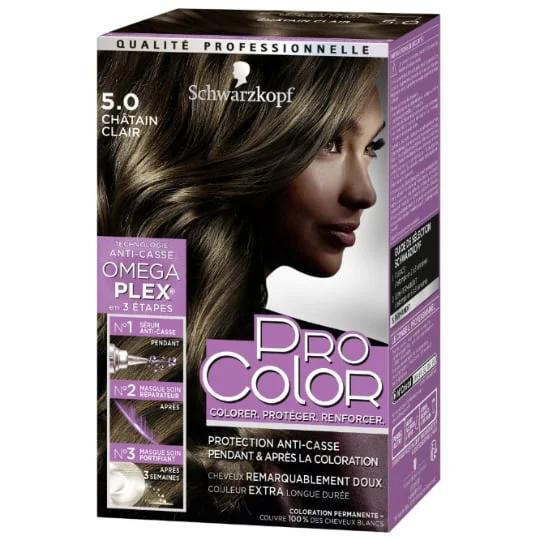 Coloration Permanente châtain clair 5.0