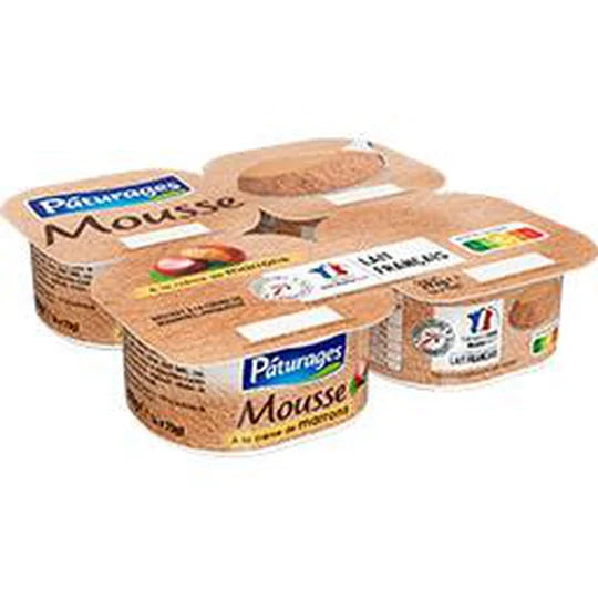 Mousse à la crème de marrons