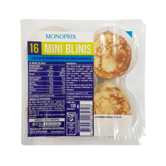 Mini blinis