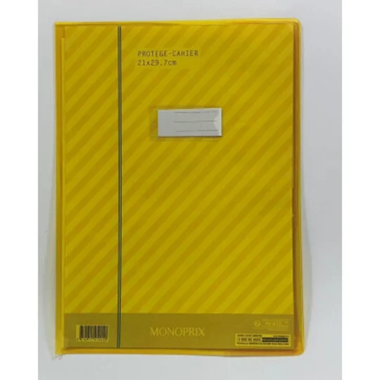 Monoprix Maison Protège-Cahier Jaune A4