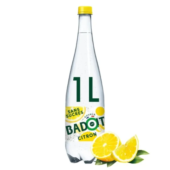Eau gazeuse aromatisée citron