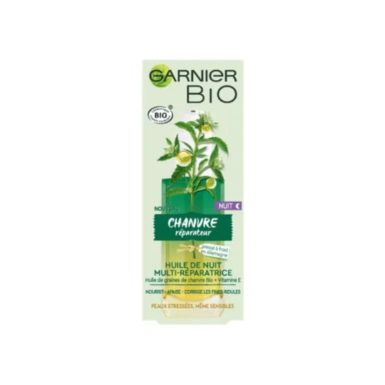 Huile Visage Nuit Bio Chanvre