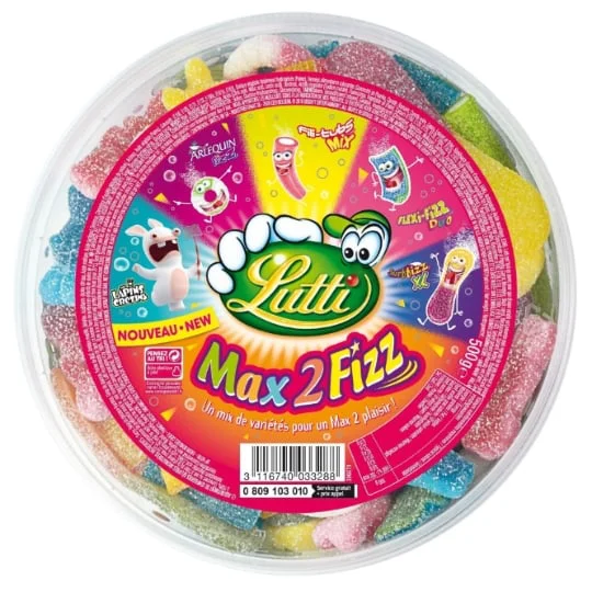 Bonbons assortiment max 2 fizz sans
