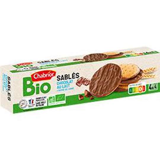 Sablés chocolat au lait BIO